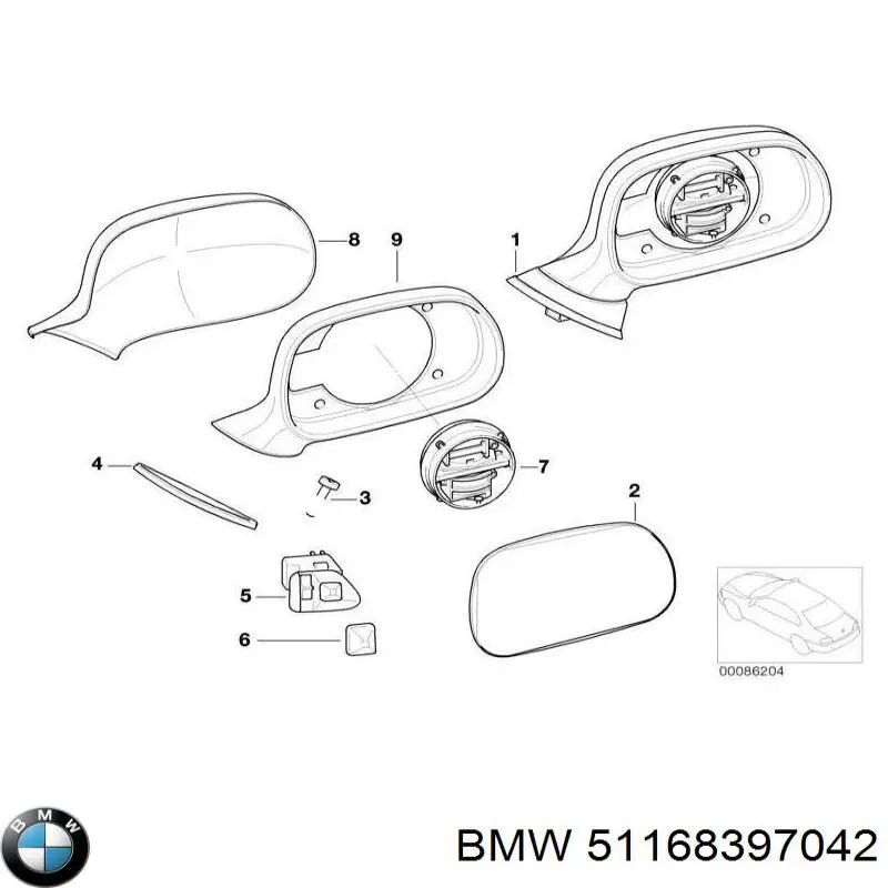 Купити 51168397042 BMW 