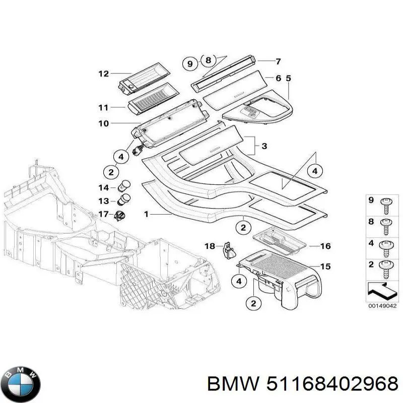  BMW 51168402968 ціна, від 12.56 USD