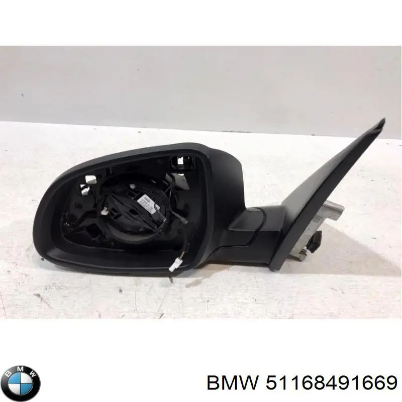 51168491669 BMW Дзеркало заднього виду, ліве