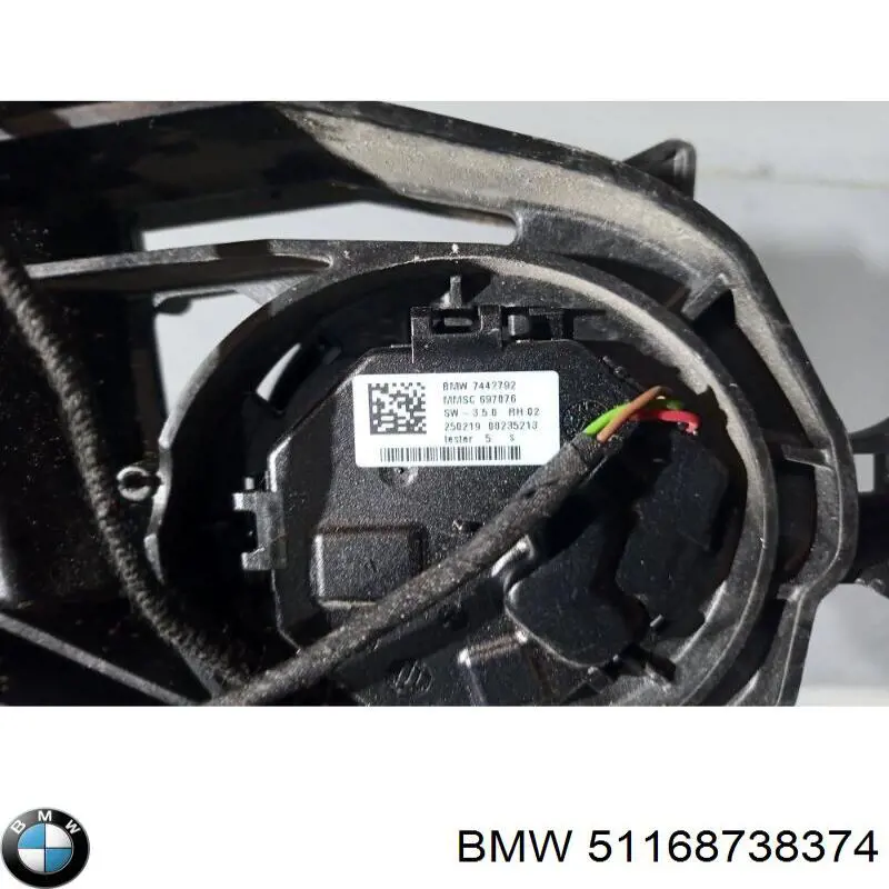 51168738374 BMW Праве дзеркало заднього виду