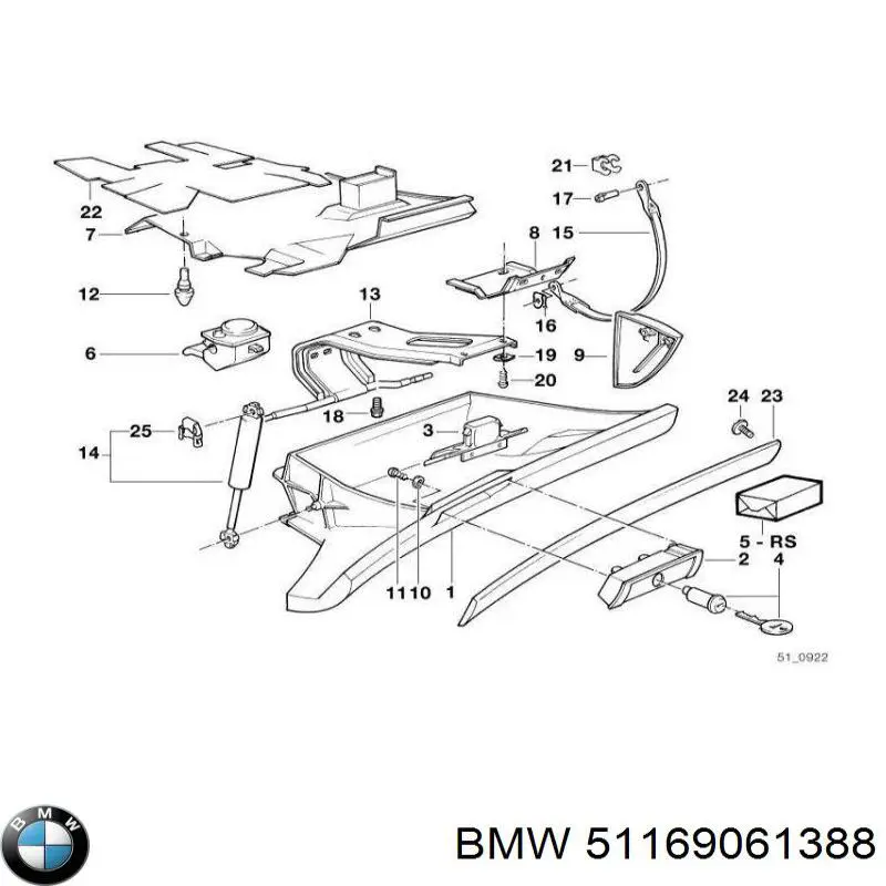  51169061388 BMW