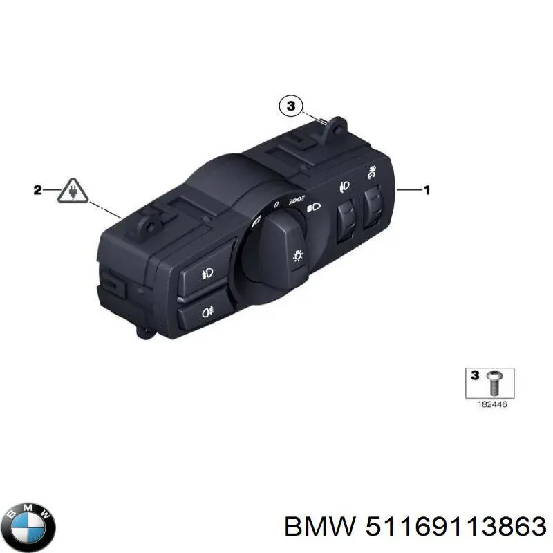 Підсклянник "торпедо" 51169113863 BMW