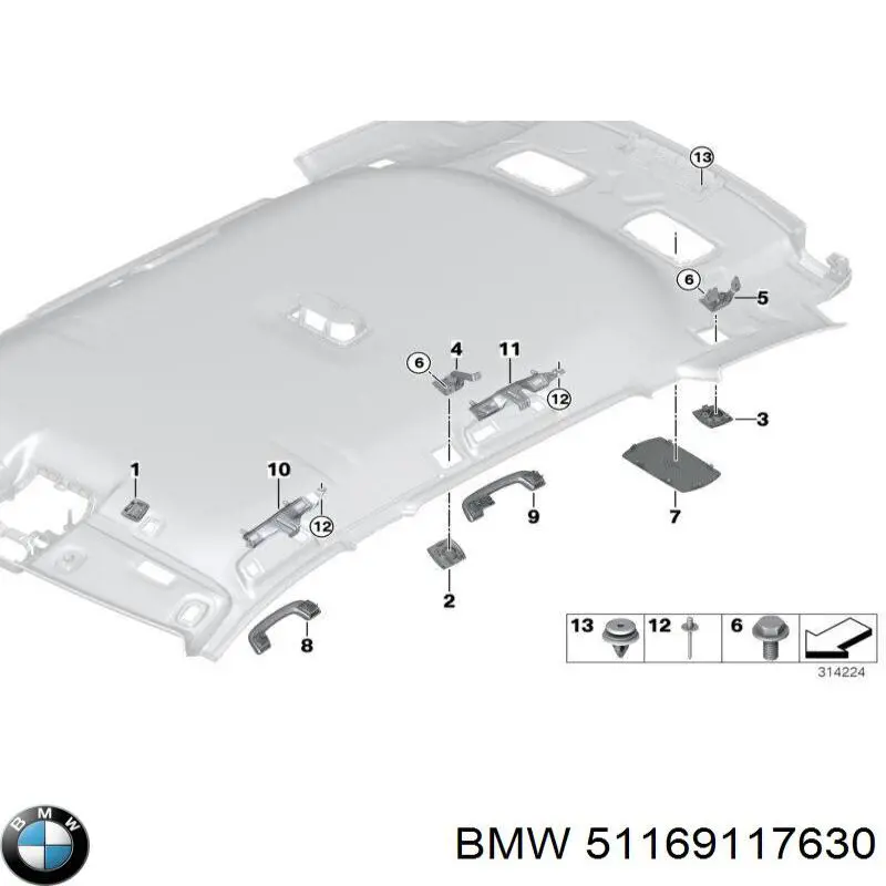  BMW 51169117630 ціна, від 2.53 USD