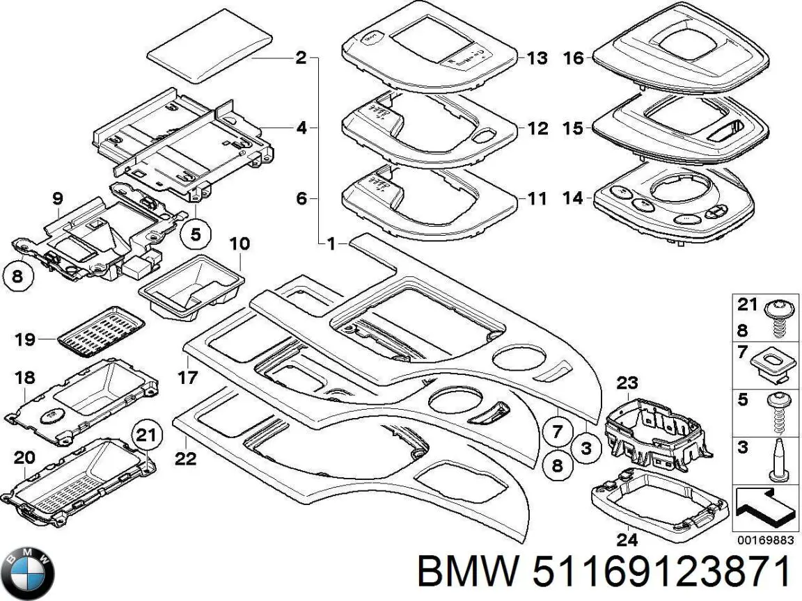 Купити 51169123871 BMW 