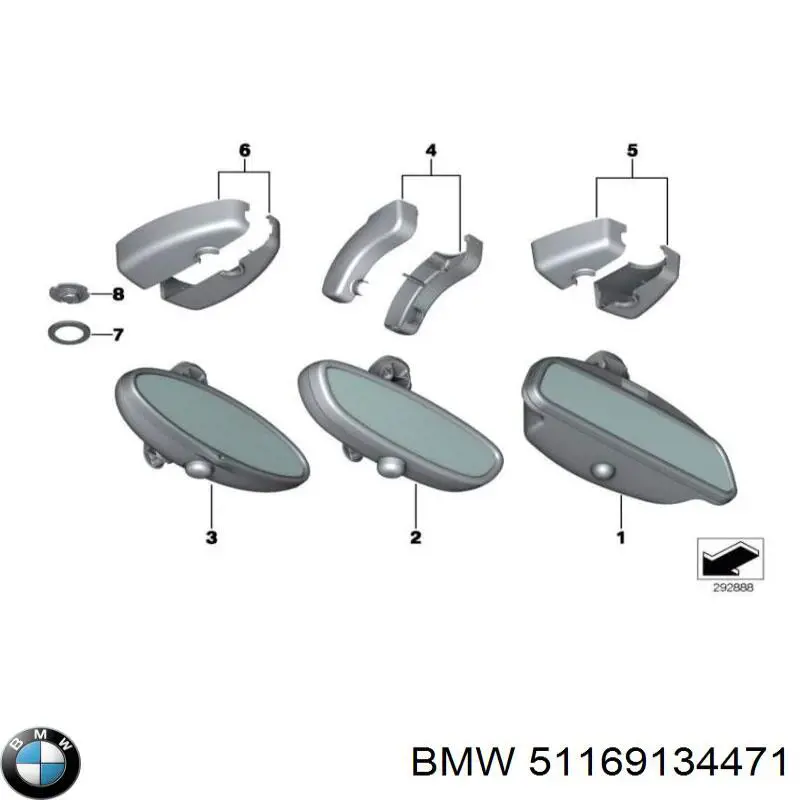 Купити 51169134471 BMW 