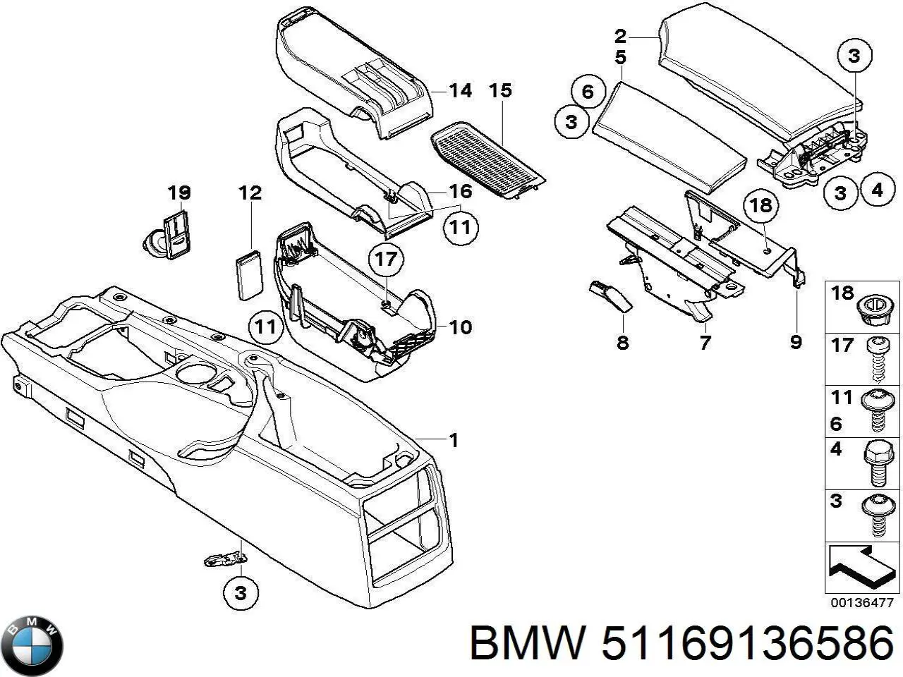  BMW 51169136586 ціна, від 9.05 USD