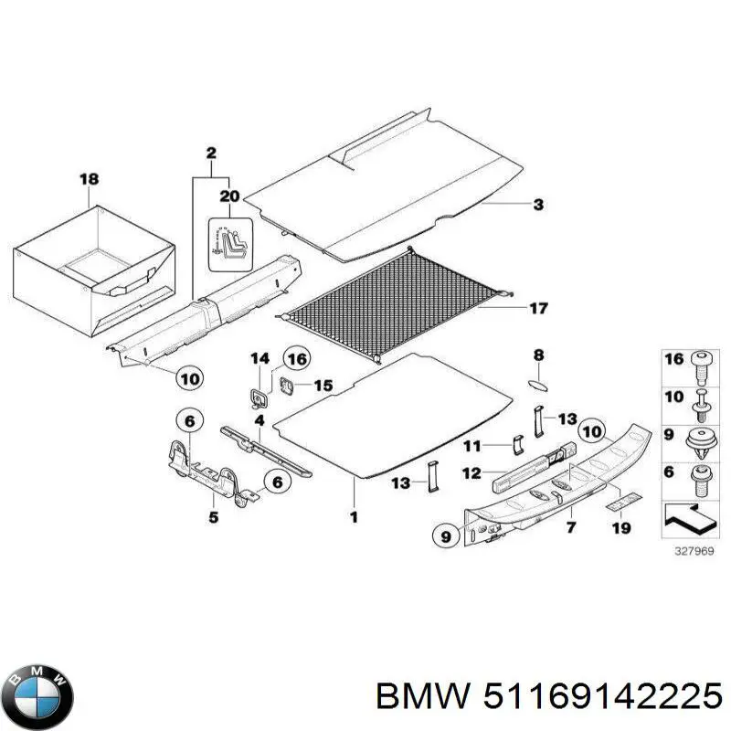  BMW 51169142225