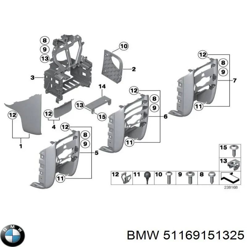 Купити 51169151325 BMW 