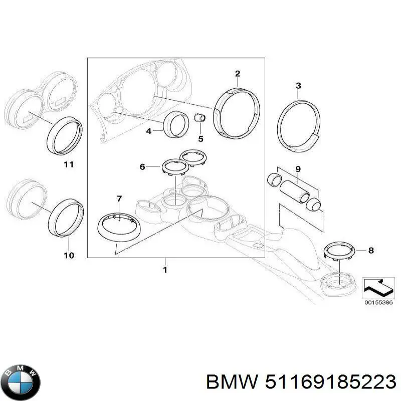  BMW 51169185223 ціна, від 20.00 USD
