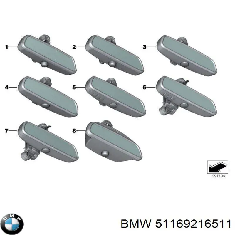 Купити 51169216511 BMW 