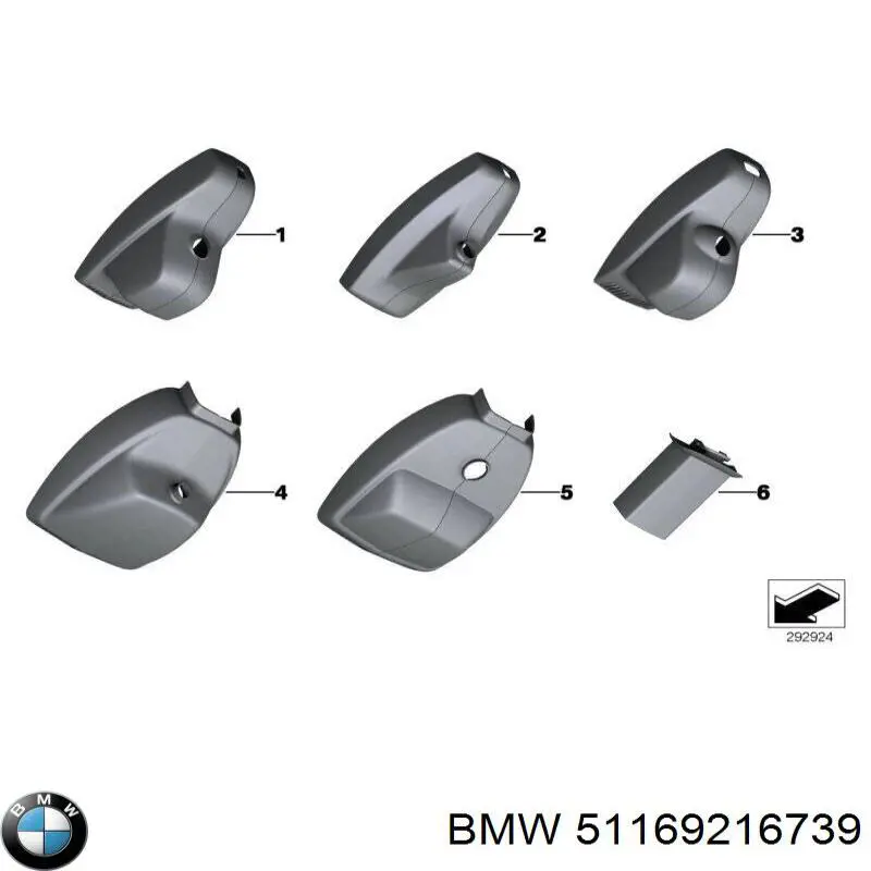 Купити 51169216739 BMW 