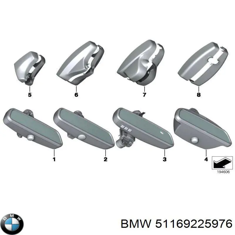 Купити 51169225976 BMW 