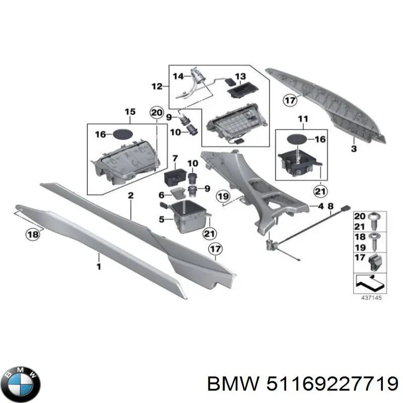  BMW 51169227719 ціна, від 14.96 USD