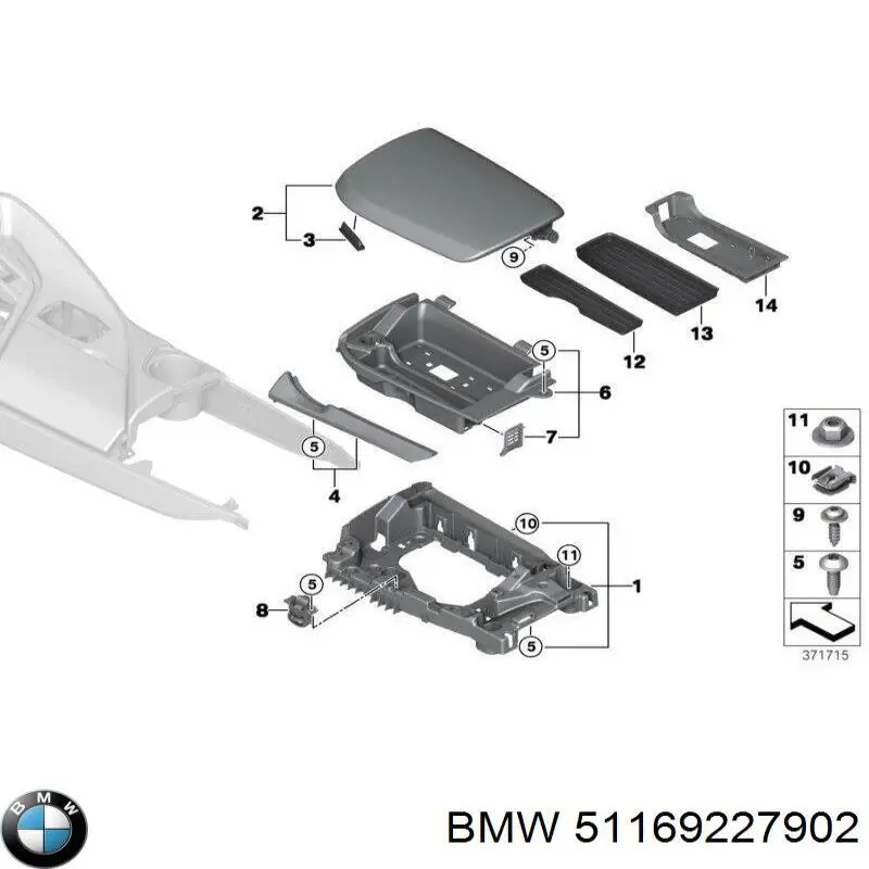  BMW 51169227902 ціна, від 9.88 USD