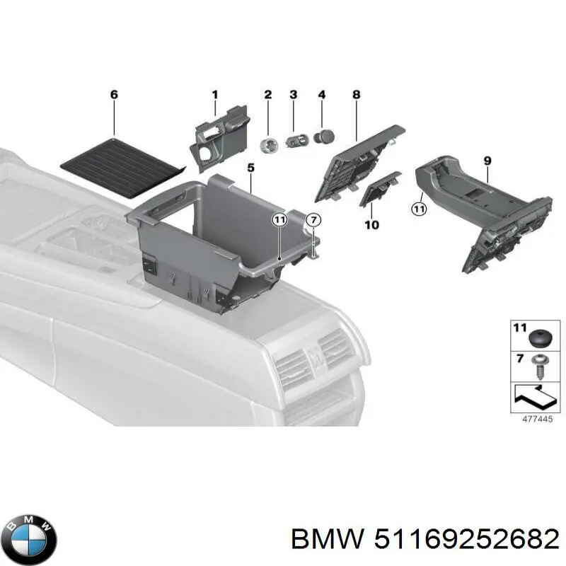  BMW 51169252682 ціна, від 45.53 USD