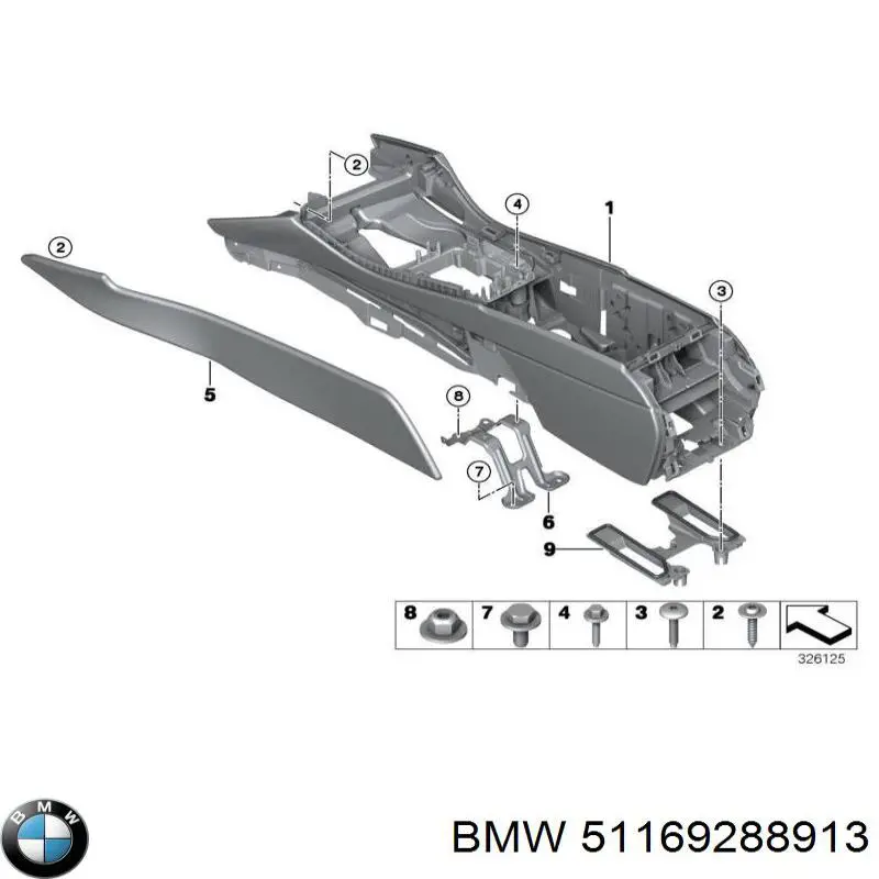 51169288913 BMW Панель борода