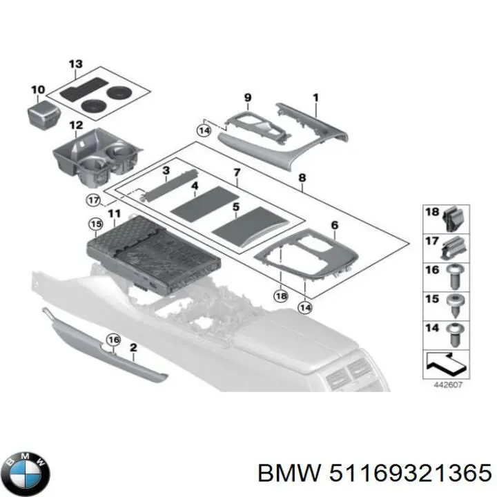  BMW 51169321365 ціна, від 31.67 USD