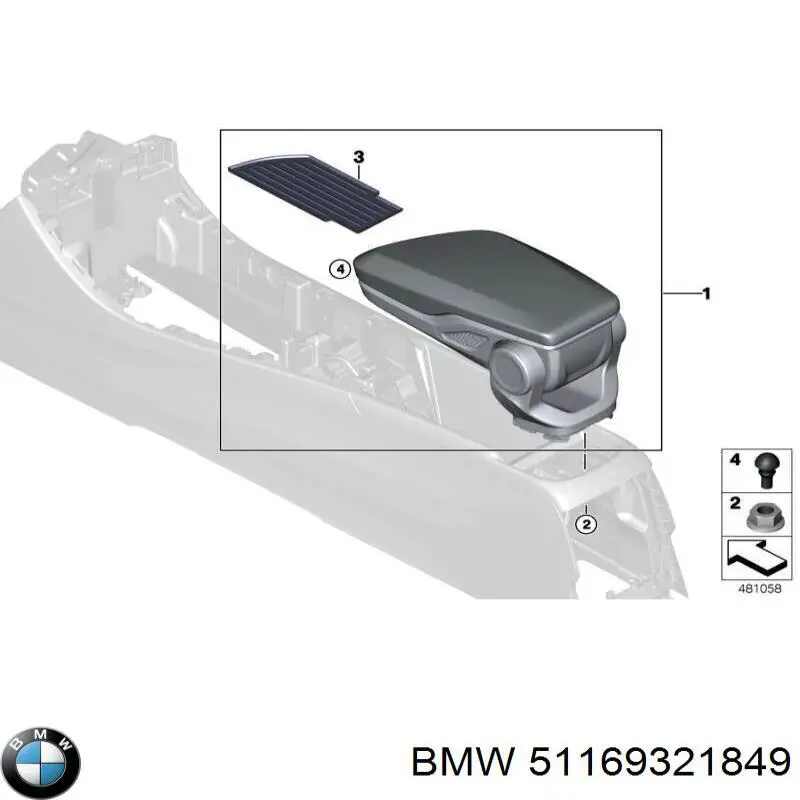  BMW 51169321849 ціна, від 614.95 USD