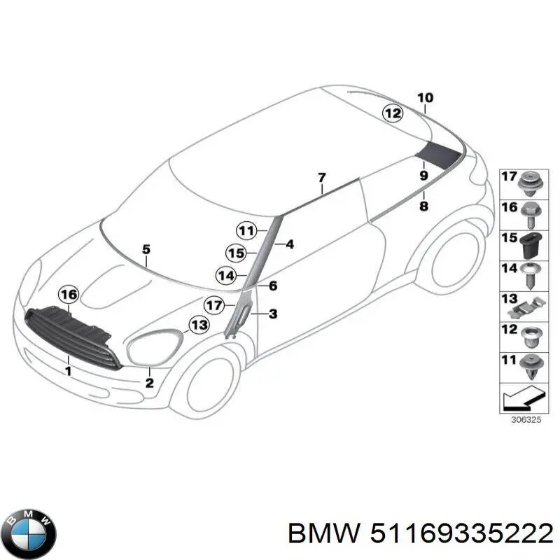 Купити 51169335222 BMW 