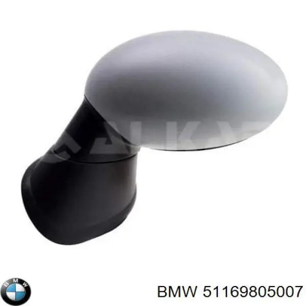 51169813783 BMW Дзеркало заднього виду, ліве