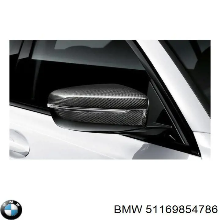 Праве бічне дзеркало BMW 51169854786 ціна, від 386.00 USD