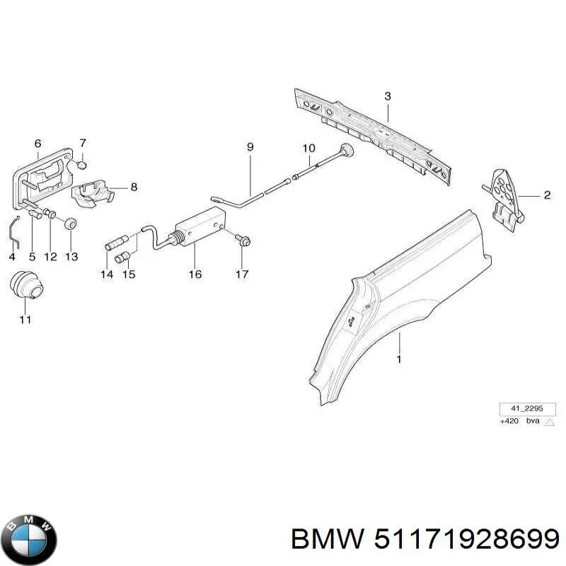  BMW 51171928699 ціна, від 2.82 USD