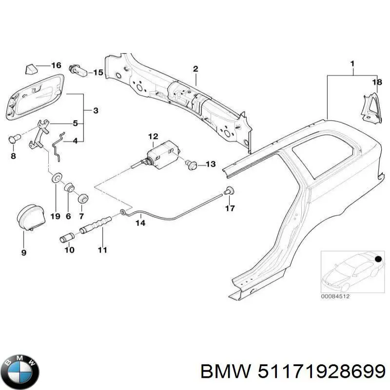 Купити 51171928699 BMW 