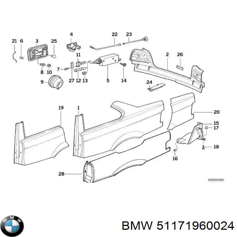 Люк б/бака BMW 2122072 ціна, від 1.31 USD