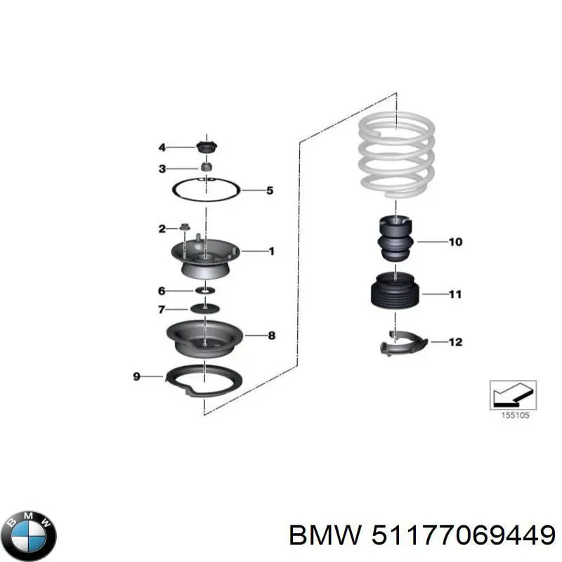 Купити 51177069449 BMW 