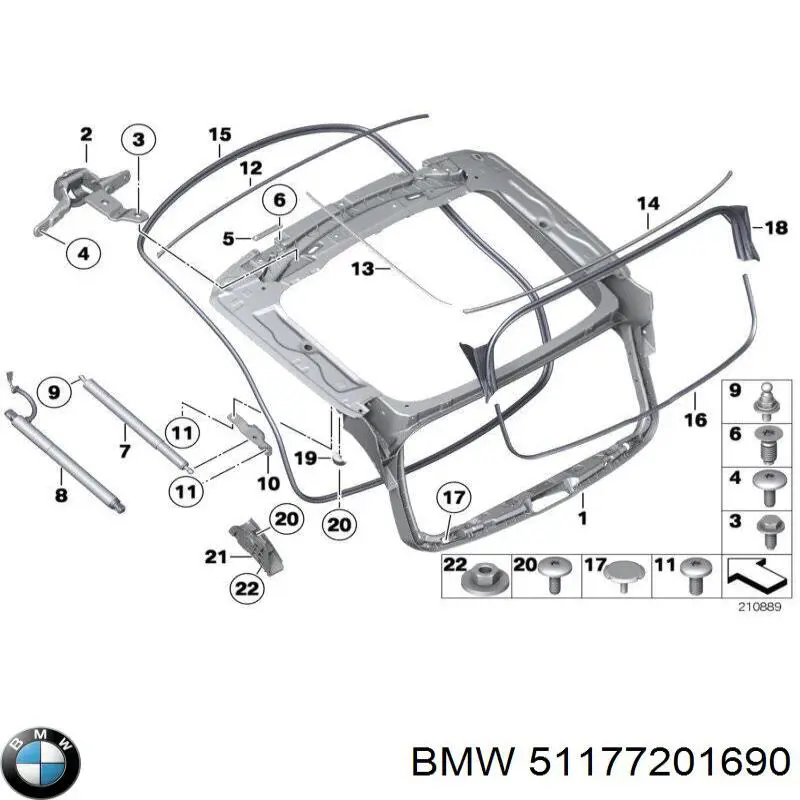  BMW 51177201690 ціна, від 18.98 USD