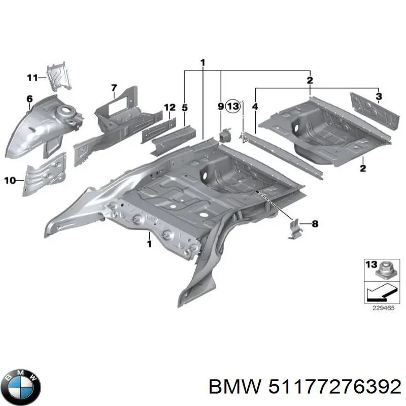  BMW 51177276392 ціна, від 63.49 USD