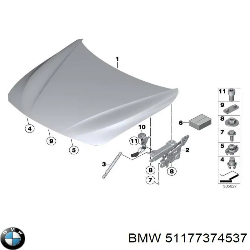  BMW 51177374537 ціна, від 26.60 USD