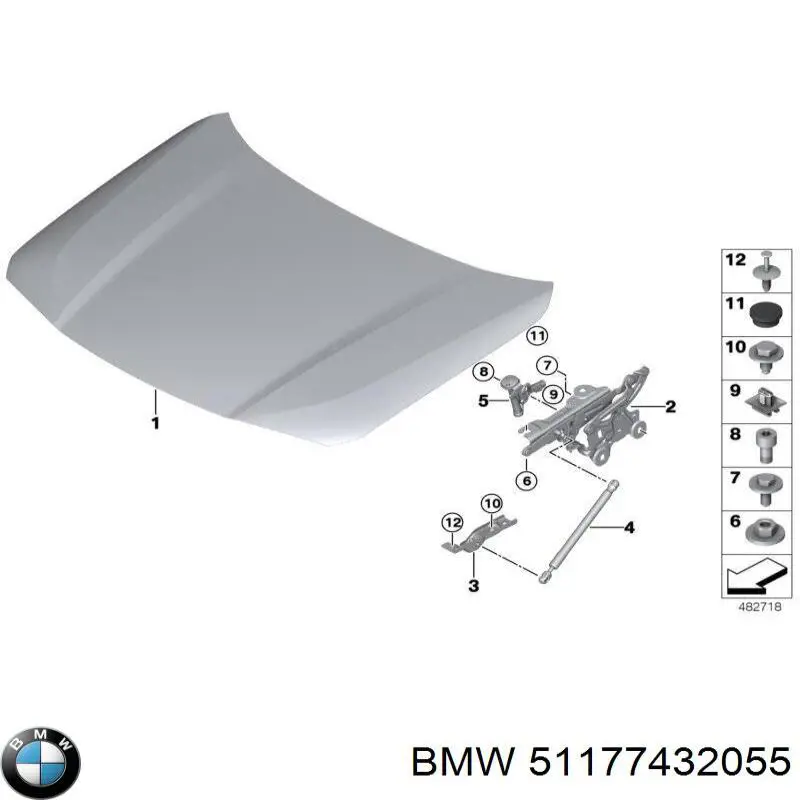 51177432055 BMW Заливна горловина бензобака