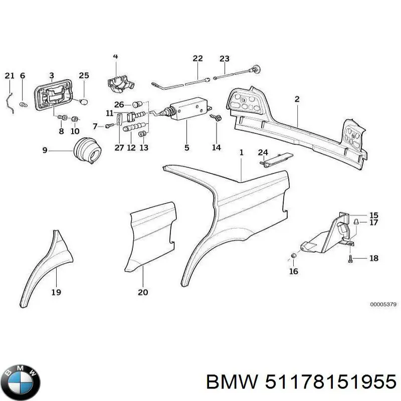  BMW 51178151955 ціна, від 6.33 USD