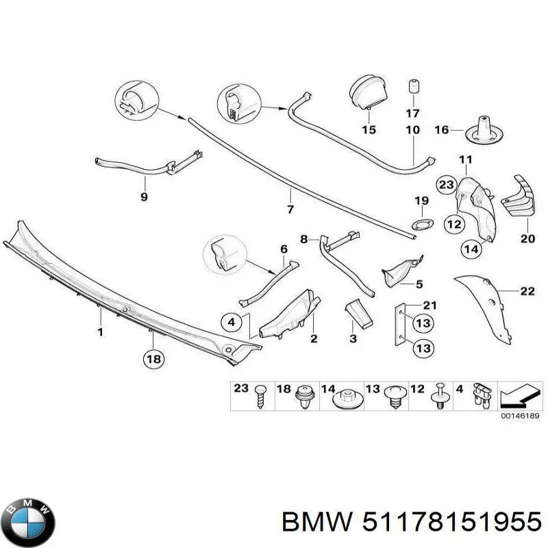 Купити 51178151955 BMW 