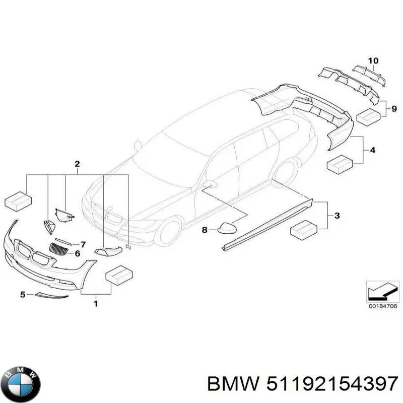 51192154397 BMW 