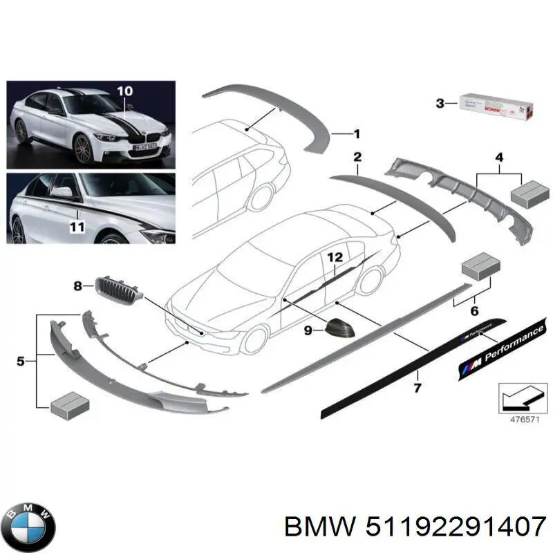 51192291407 BMW 