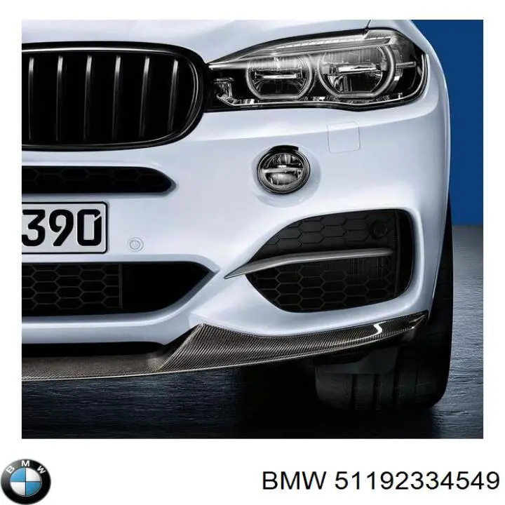 51192334549 BMW Сплитер переднього бампера