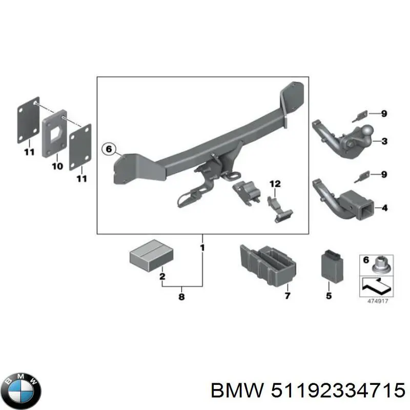 Купити 51192334715 BMW 