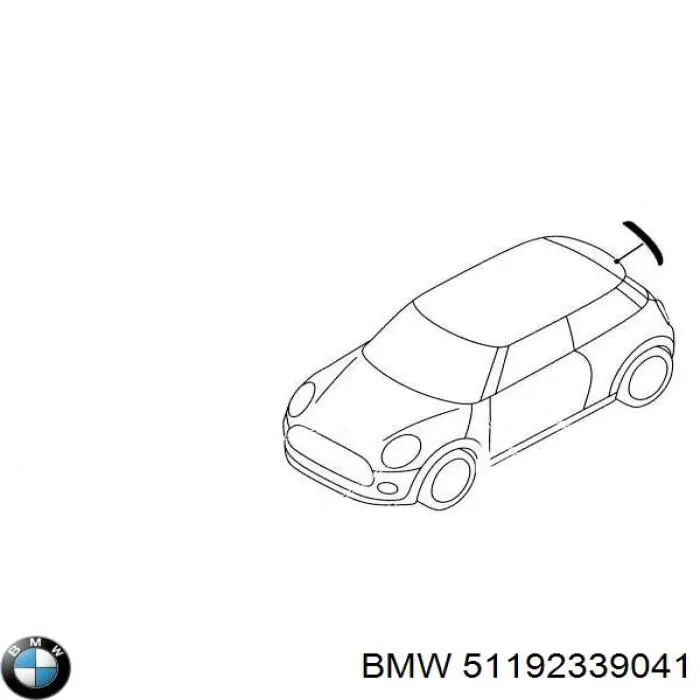 51192339041 BMW Спойлер кришки багажника