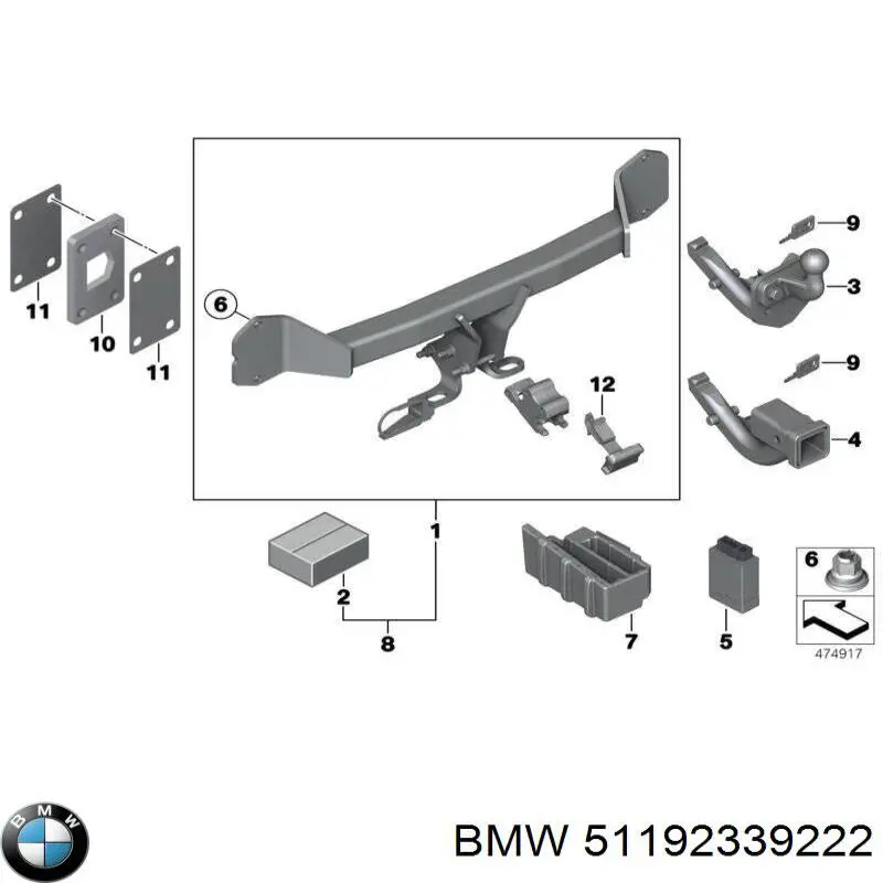  BMW 51192339222 ціна, від 120.32 USD