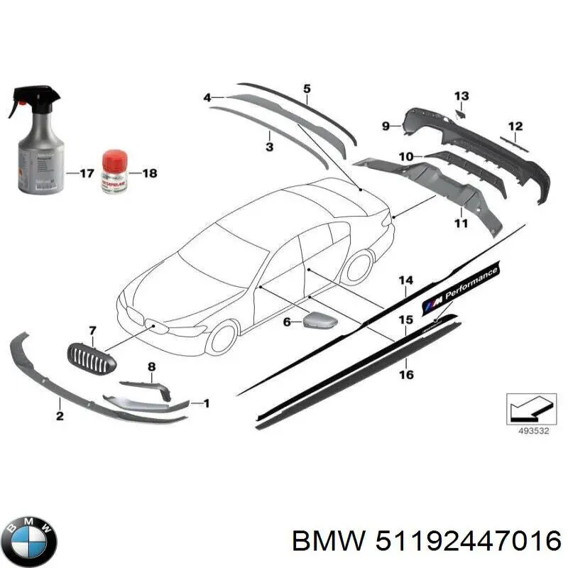 Купити 51192447016 BMW 