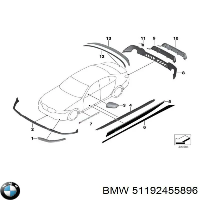  51192455896 BMW