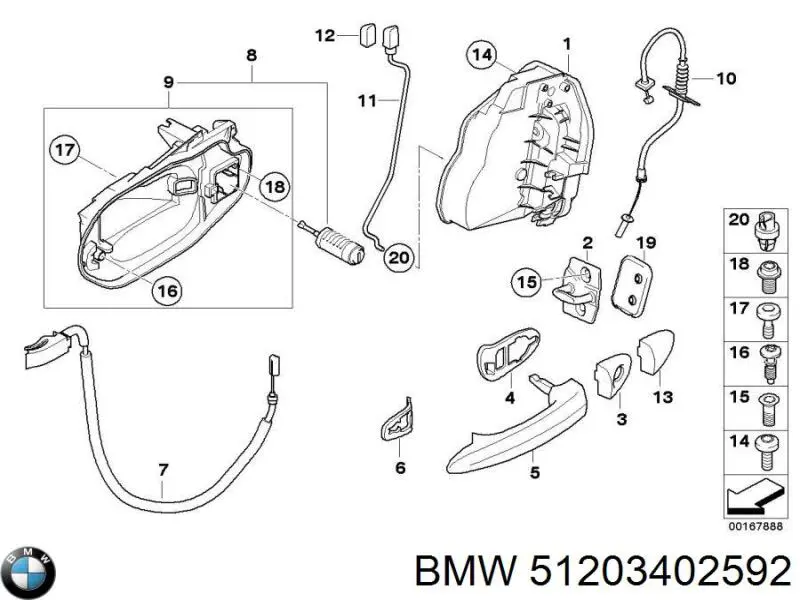 Купити 51203402592 BMW 