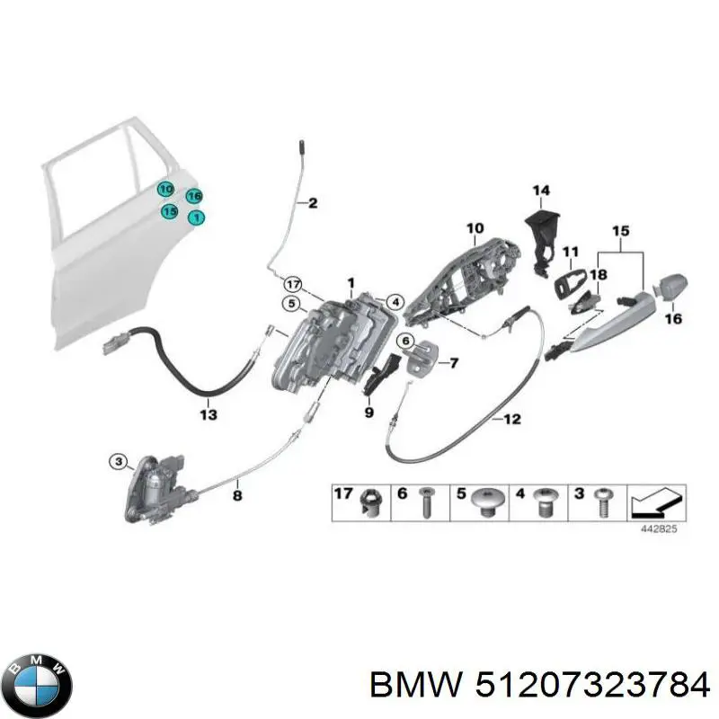 Клапан дотяжки дверей BMW 51207323784 ціна, від 97.07 USD