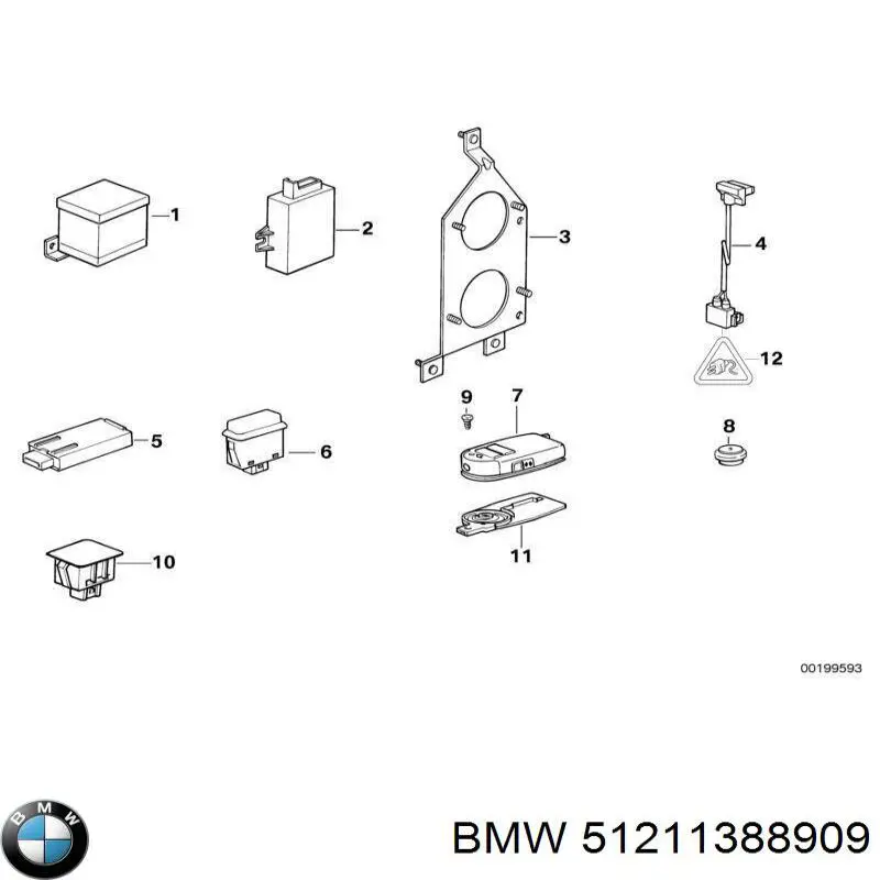  51211388909 BMW