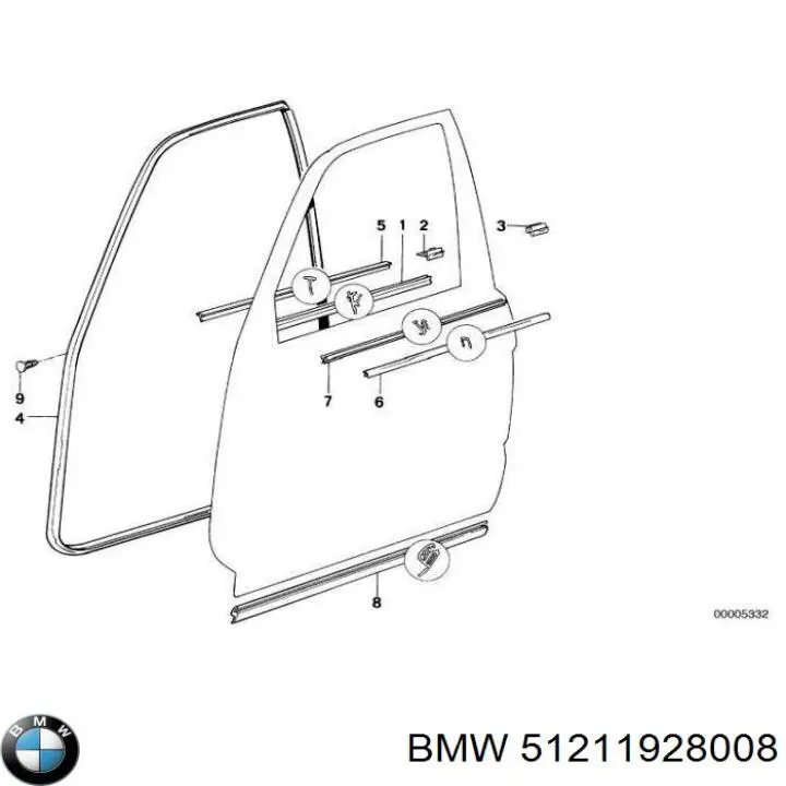 Купити 51211928008 BMW 