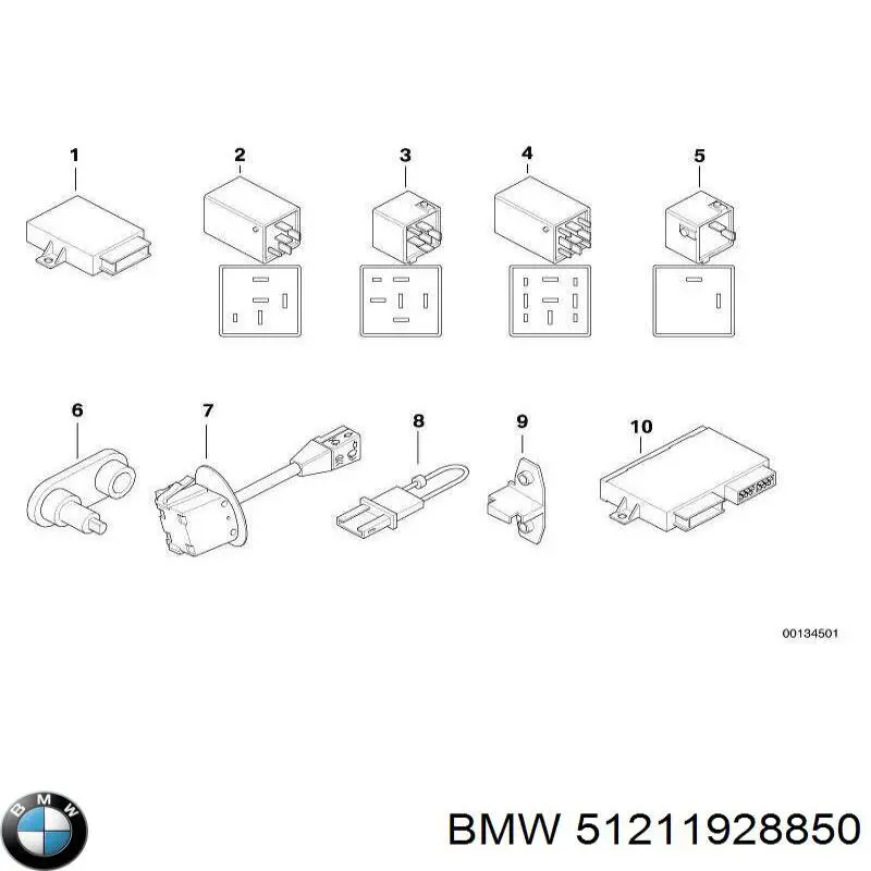  BMW 51211928850