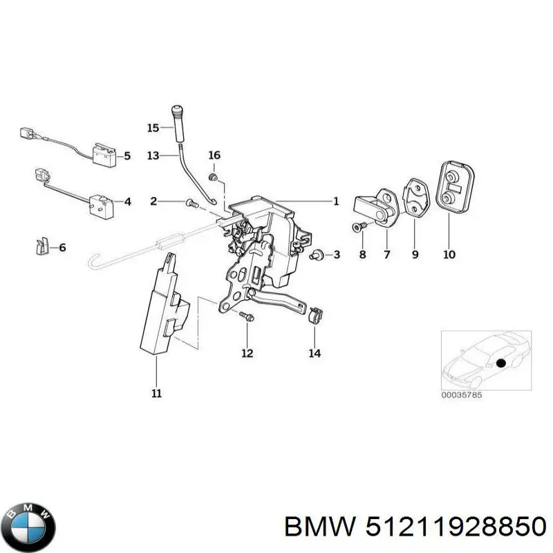 51211928850 BMW 