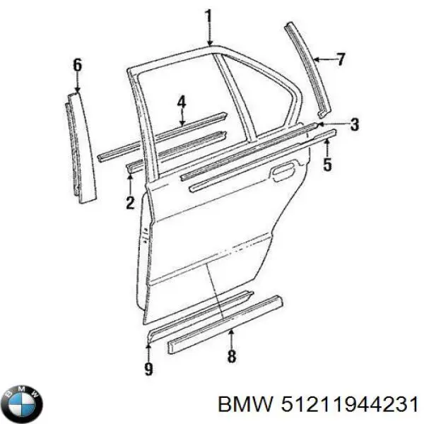  BMW 51211944231 ціна, від 93.91 USD